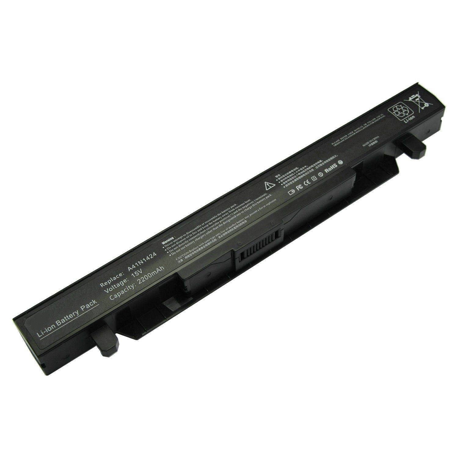 Asus ROG GL552J GL552JX, GL552V, ZX50, ZX50VW A41N1424 Notebook Bataryası, Laptop Pili / RASL-108