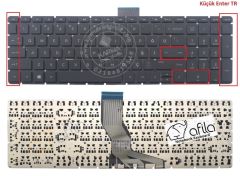 Hp Envy X360 17-bw0006nf 17-bw0012nf uyumlu Klavye, Tuş Takımı (Siyah TR)
