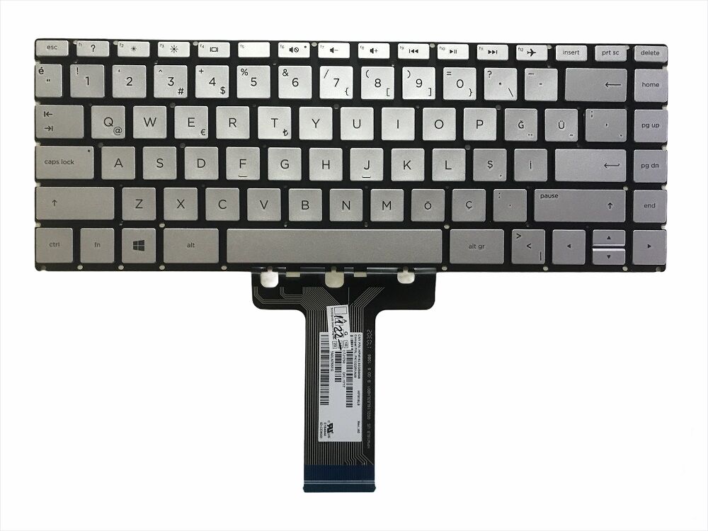 Hp 240 G8 Notebook Klavye - Tuş Takımı / Silver Gri - TR