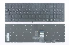 Lenovo uyumlu 80SR006HTX, 80SR006PTX Notebook Klavyesi, Laptop Tuş Takımı (Siyah TR) ışıklı