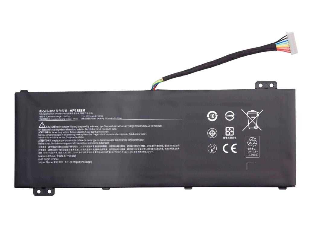Acer Nitro AP18E8M, N18C3, N18C4, PH315-52 Batarya, Pil