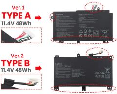 Asus TUF Gaming F15 FX506HM-HN114 uyumlu Notebook Bataryası, Pili (Ver.2)