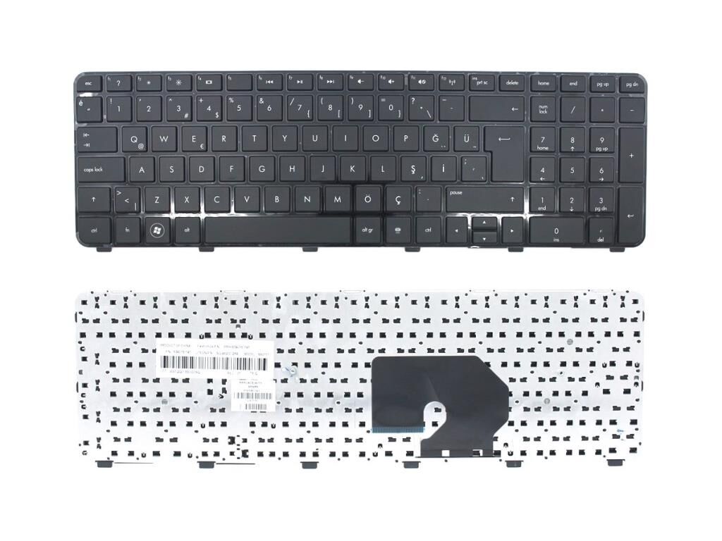 Hp Pavilion Dv7-6c00et A8h92ea , Dv7-6c00st A8h87ea Notebook Klavye Siyah Tr