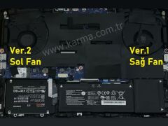 Casper Excalibur G900.1160-DV60X-B Notebook GPU Fanı (Ver.2 Sol)