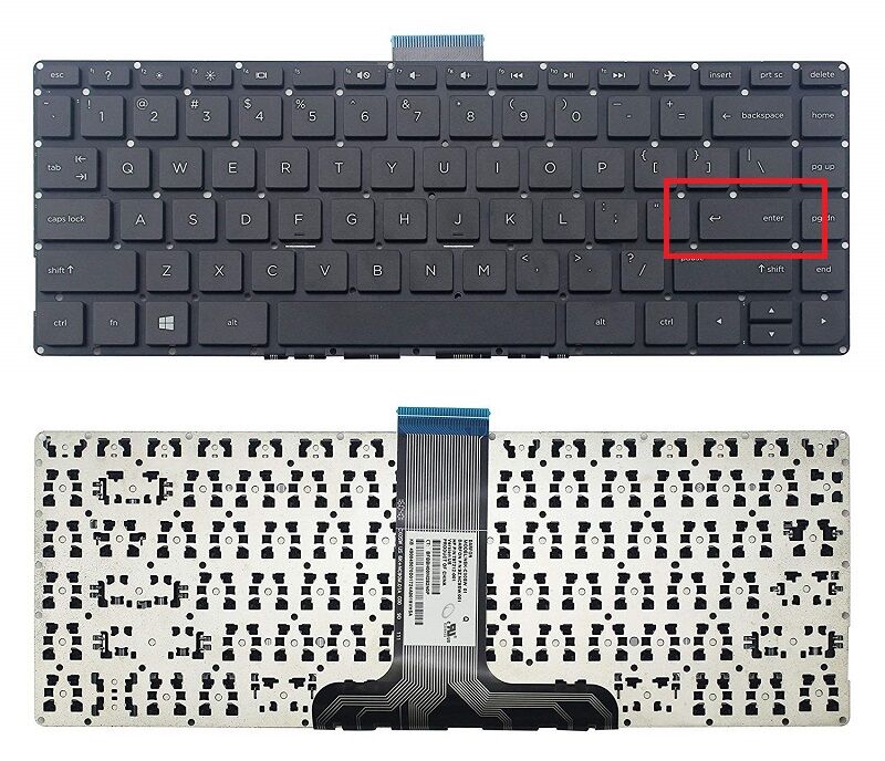 HP Stream 14-ax002nt (1JL58EA) Notebook Klavye (Siyah TR) Ver.2