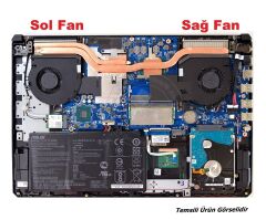 ASUS ROG TUF Gaming FX504 FX504G FX504GM FX504GD Notebook Fan / Ver.1 (SOL Fan)