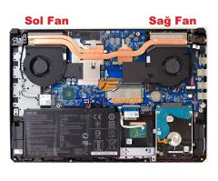 ASUS ROG TUF Gaming FX504 FX504G FX504GM FX504GD Notebook Fan / Ver.1 (SOL Fan)
