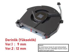 Casper Excalibur G900.1180-BF60X-B Notebook GPU Fanı (Ver.2 Sol)