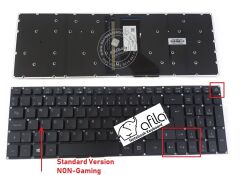 Acer Predator Helios 300 Series Model N17C3 (PH317-51 Tabanlı) Notebook Klavyesi (Siyah TR) ışıklı Ver.1