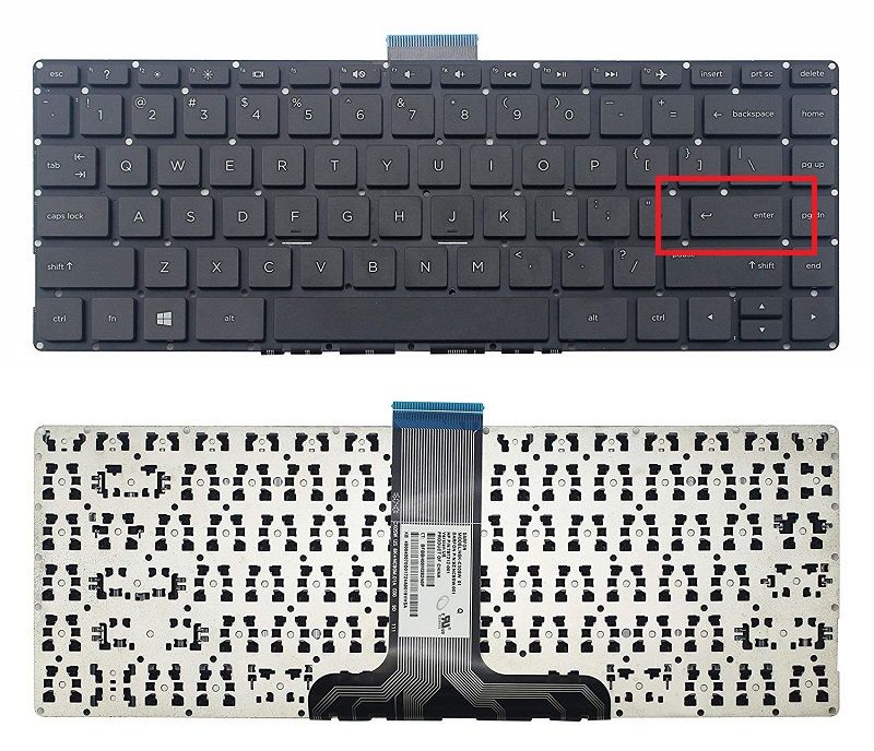 Hp Stream 905570-001, 905570-141 Notebook Klavye (Siyah TR) Ver.2