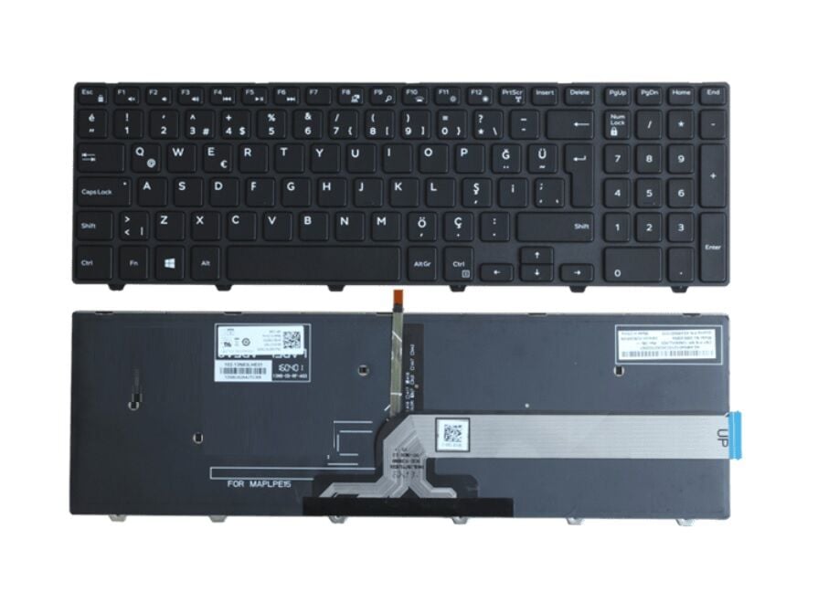 Dell 5558 B50F81C B50W162C Klavye (Siyah TR) Backlit