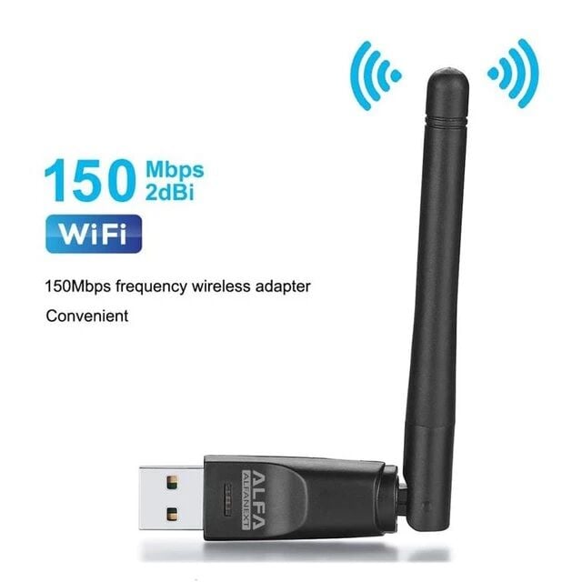 ALFA W114 150Mbps USB Wifi Alıcı - Receiver (Tek Antenli)