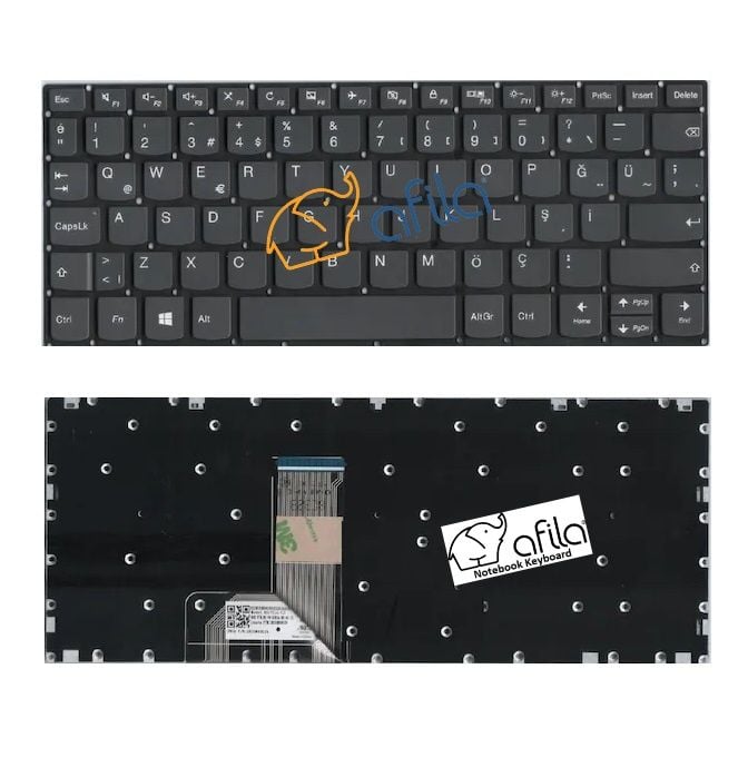 Lenovo ideaPad Yoga 330-11IGM, 81A6 Notebook Klavyesi, Laptop Tuş Takımı (Siyah TR) / KL0304V2