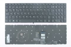 Lenovo uyumlu ideaPad V110-15ACL, V110-15IBR Notebook Klavyesi, Laptop Tuş Takımı (Siyah TR) ışıklı