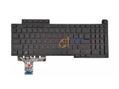 Asus ROG Strix G17 G713IC-HX009 uyumlu Notebook Klavyesi (Siyah TR) ışıklı - Ver.2 - Per-Key RGB