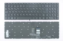 Lenovo uyumlu ideaPad V510-15IKB, V510-15ISK Notebook Klavyesi, Laptop Tuş Takımı (Siyah TR) ışıklı