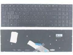 Casper Excalibur G870.1270-DFB0X-B uyumlu Notebook Klavyesi, Laptop Tuş Takımı (Siyah TR) RGB Işıklı
