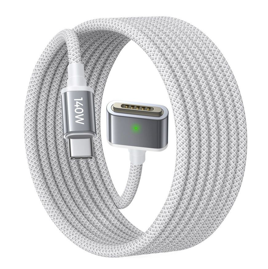 140W USB-C Manyetik 3 Kablo MacBook Pro M1,M2,M3 Type-C Şarj Cihazı için Uygun