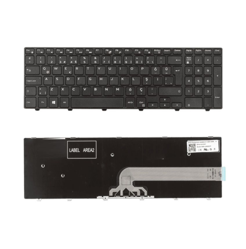 Dell inspron 15-5547 15-5548 15-5551 Notebook Klavye (Siyah TR)