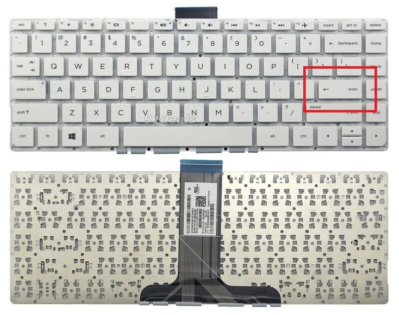 Hp Pavilion 13-s000 x360 Notebook Klavyesi - Beyaz - TR - Ver.2