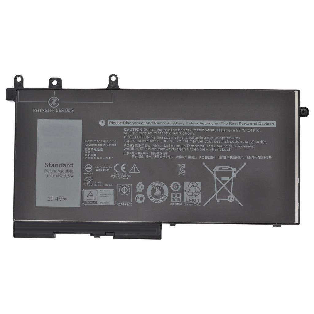Dell P60F001, P60F002 Notebook Bataryası Ver.1 - 3Cell