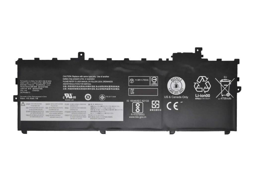 Lenovo ThinkPad X1 Carbon 01AV429, 01AV430 SB10K97587 Notebook Bataryası - Laptop Pili