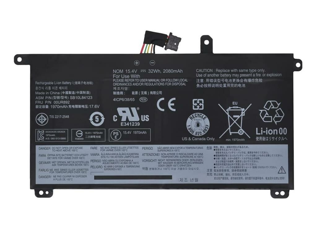 Lenovo ThinkPad T570, T580 Dahili (İç) Notebook Bataryası, Laptop Pili / RLL-120