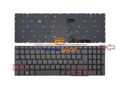 Lenovo ideaPad V17 G2-ITL 82NX Notebook Klavye (Füme TR) Power Tuşlu