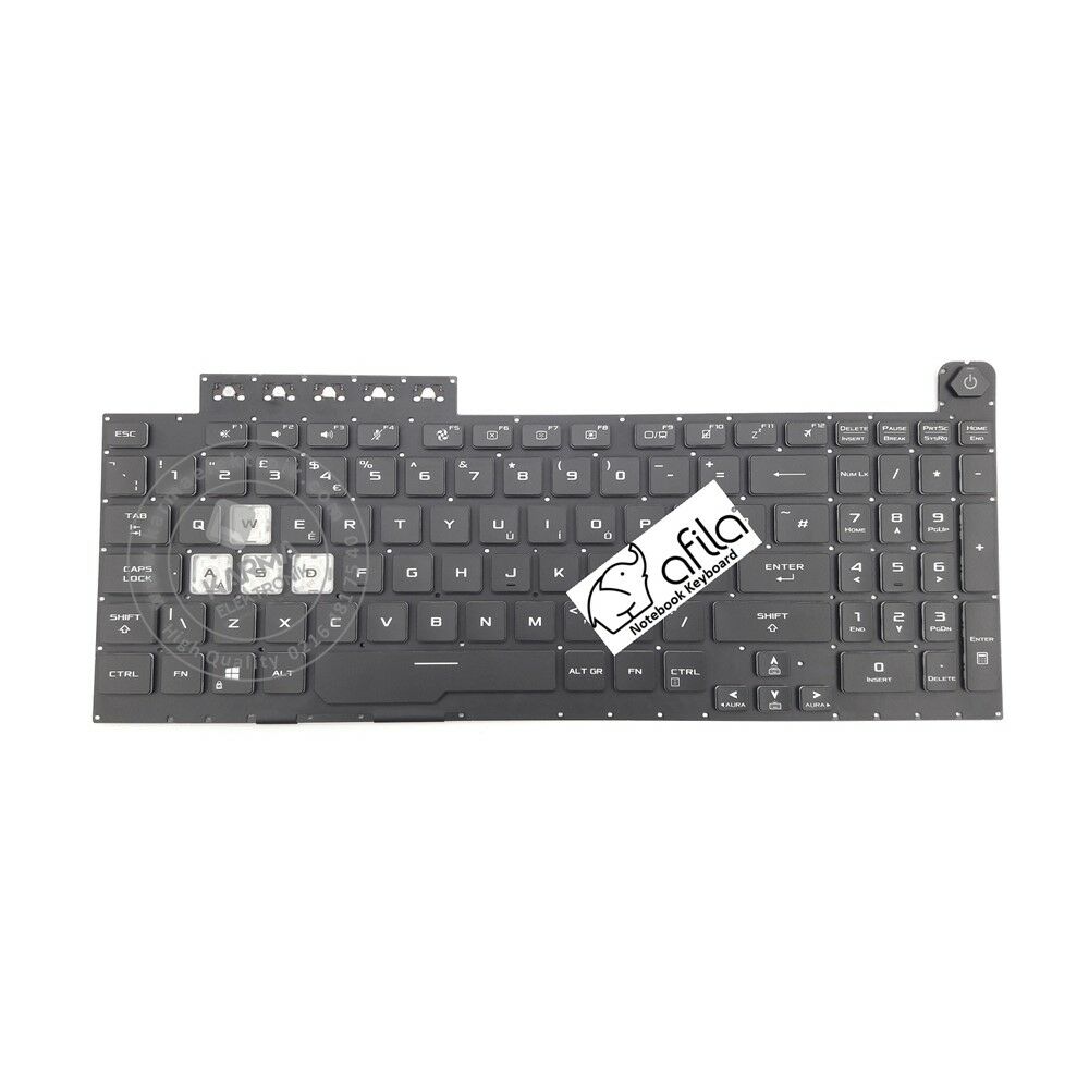 Asus TUF Gaming A15 FA506IU-HN393, FA506L Klavye RGB ışıklı