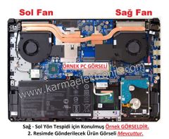 Monster N850HJ1, N870HJ1 Notebook Fanı, Ver.2 / Sağ (1 Adet)