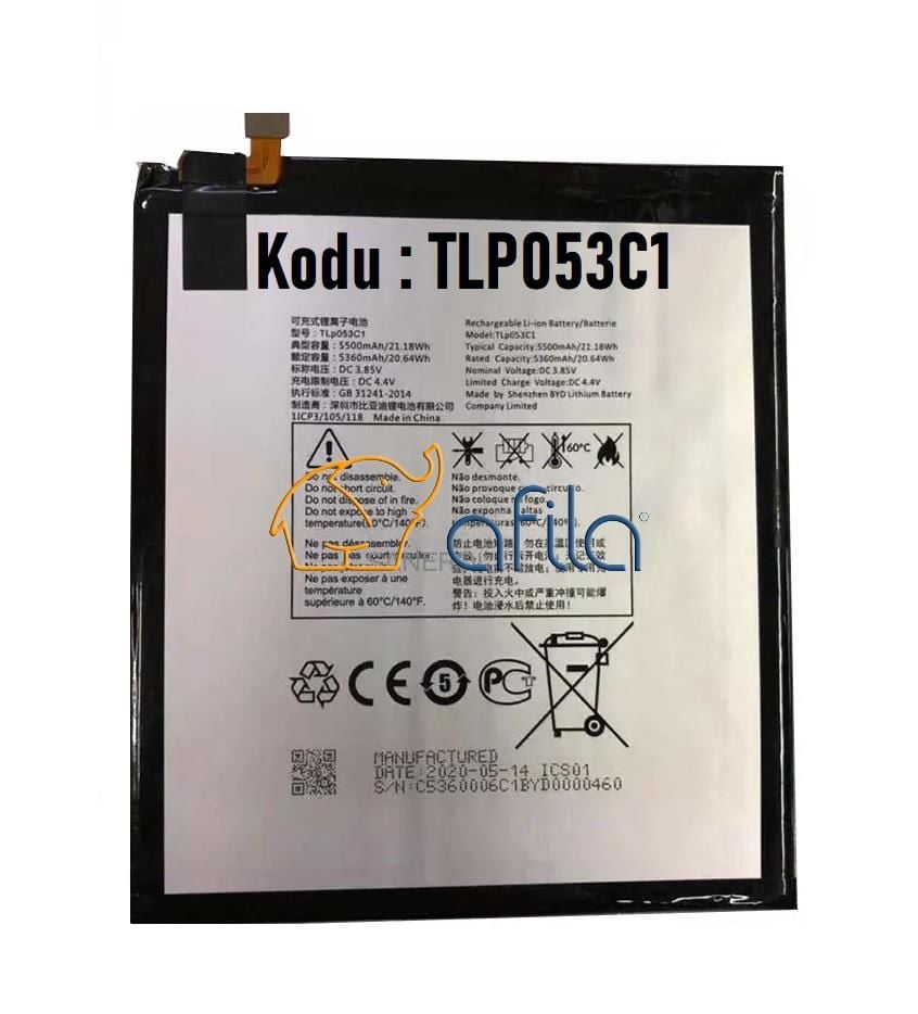 TCL Tab 10s Wifi 9460g, 9460g1 Tablet Bataryası, Pili