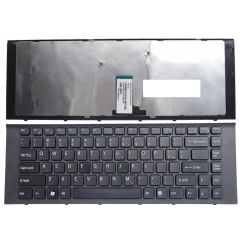 Sony Vaio VPCEG, VPC-EG Serisi, VPCEG1, VPCEG2, VPCEG3, Notebook Klavye  / Siyah - İNG