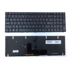 Monster Abra A7 V6.1.2 uyumlu Notebook Klavyesi, Laptop Tuş Takımı (Siyah TR) ışıklı