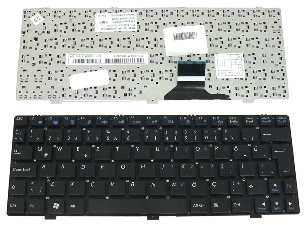 Grundig GNB 1150 B1 N2 Klavye Türkçe Q SİYAH