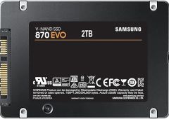 2TB SAMSUNG 870 560/530MB/s EVO MZ-77E2T0BW SSD (Resmi Distribütör Garantili)