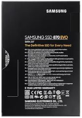 2TB SAMSUNG 870 560/530MB/s EVO MZ-77E2T0BW SSD (Resmi Distribütör Garantili)