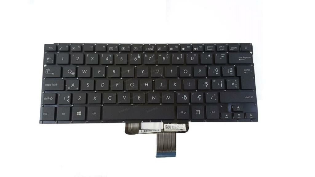 Asus UX310, UX310F Notebook Klavye - Tuş Takımı / Siyah - TR ışıklı