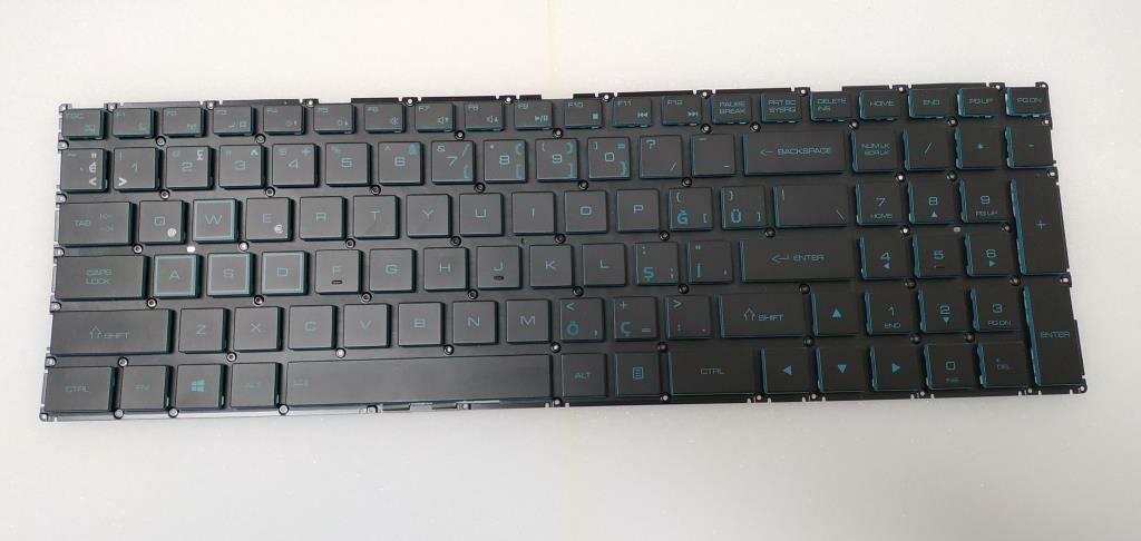 Casper Excalibur G780.1030-B5J0P-B Klavyesi Tuş Takımı TR Işıklı
