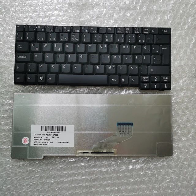 Acer TravelMate 3000 3010 3020 3030 3040 TM3000 ZH2 Klavye Siyah TR AEZH2TNA030 9J.N4282.S0T