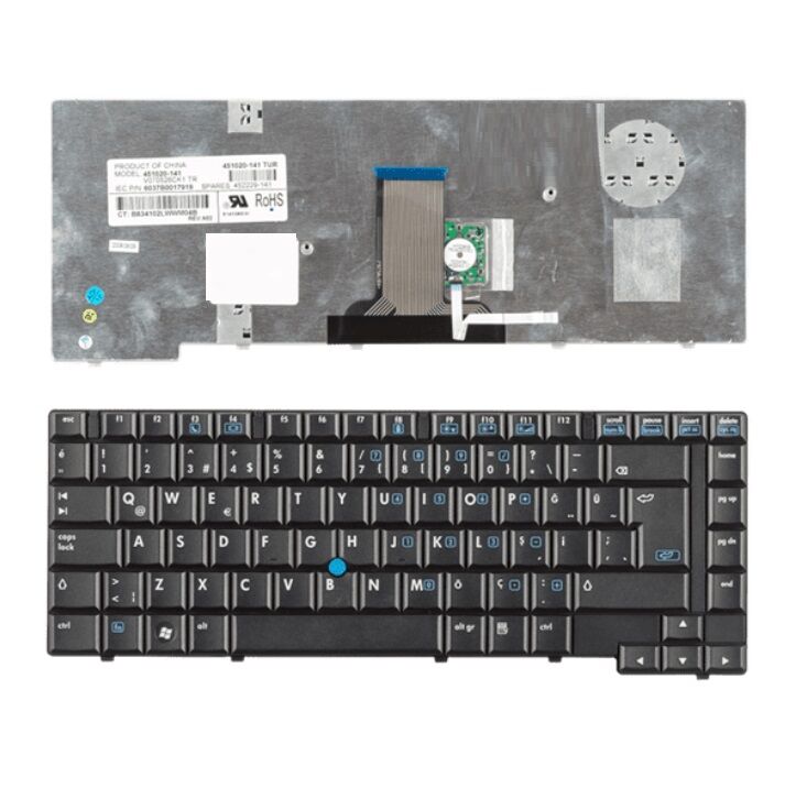 HP Compaq 8510, 8510p, 8510W Notebook Klavyesi (Siyah TR) 452229-141, 451020-141, V070526CK1