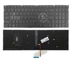 Casper Excalibur G780.1030-B5J0X-B Klavyesi Tuş Takımı TR Işıklı