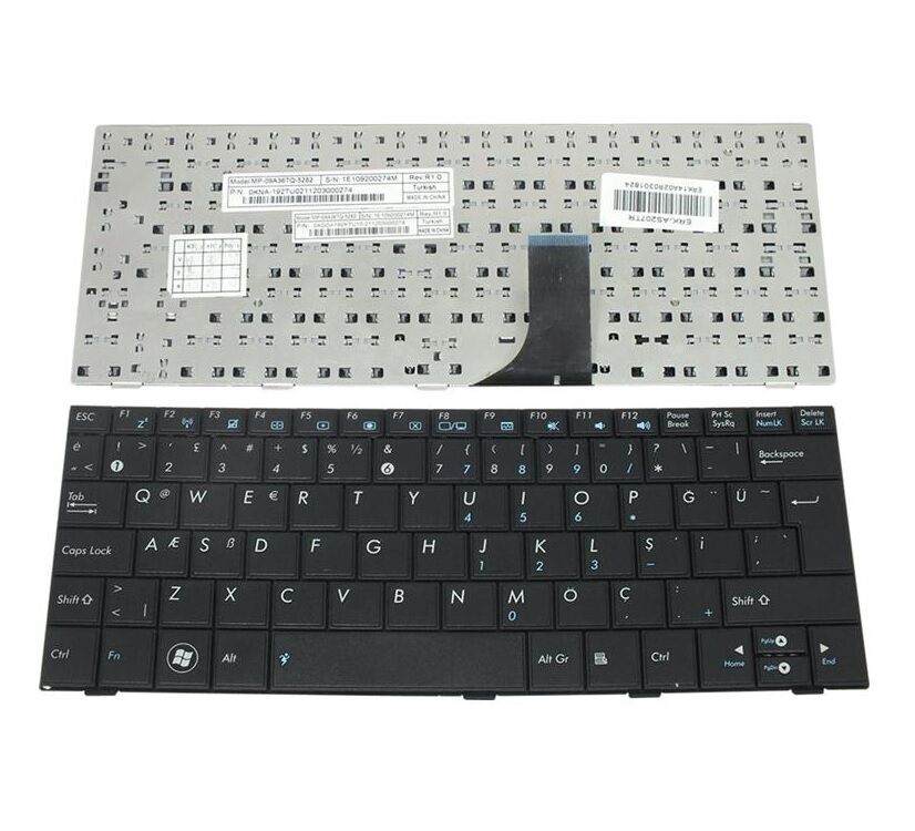 Asus Eepc 1001, 1005 ,1008 ,1005HA ,1008HA Klavye (Siyah TR) MP-09A36F0-5282
