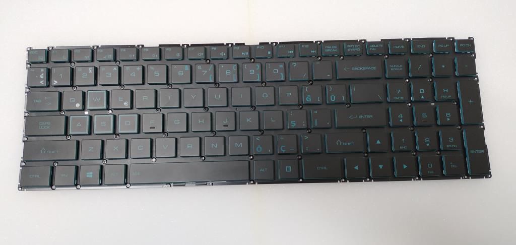 Casper Excalibur G780.1075-8T60A Klavyesi, Tuş Takımı TR Işıklı