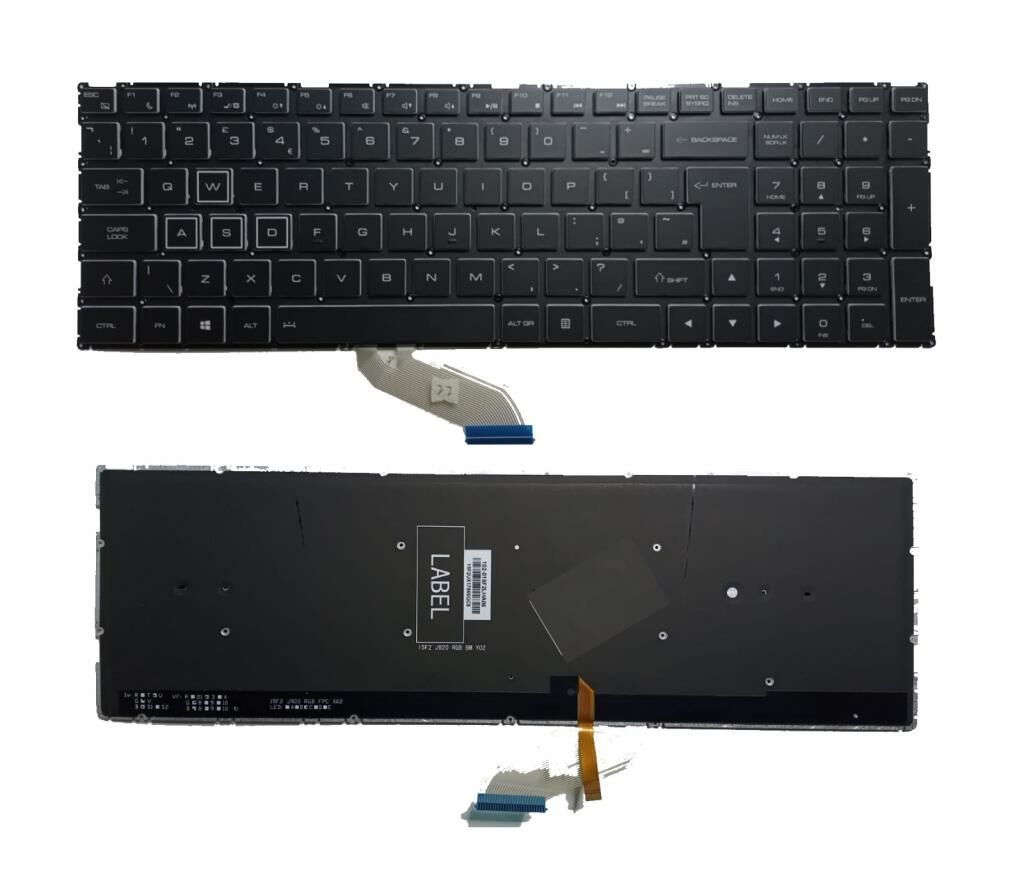 Casper Excalibur G650.7700-B160P Notebook Klavyesi Siyah - TR - Ver.1 / RGB