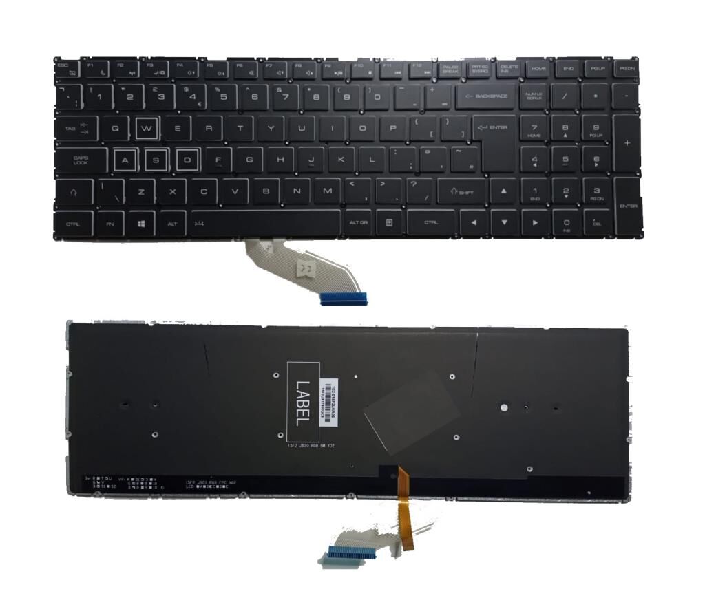 Casper Excalibur G660.7700-B190P Notebook Klavyesi Siyah - TR - Ver.1 / RGB