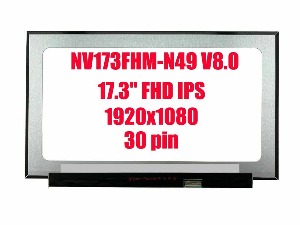 N173HCE-E3B REV.B1 Notebook Lcd Ekran, Panel (17.3'' Slim Led Mat)