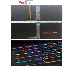 MSI Apache GE62-2QL-288TR Notebook Klavyei TR / RGB ışıklı