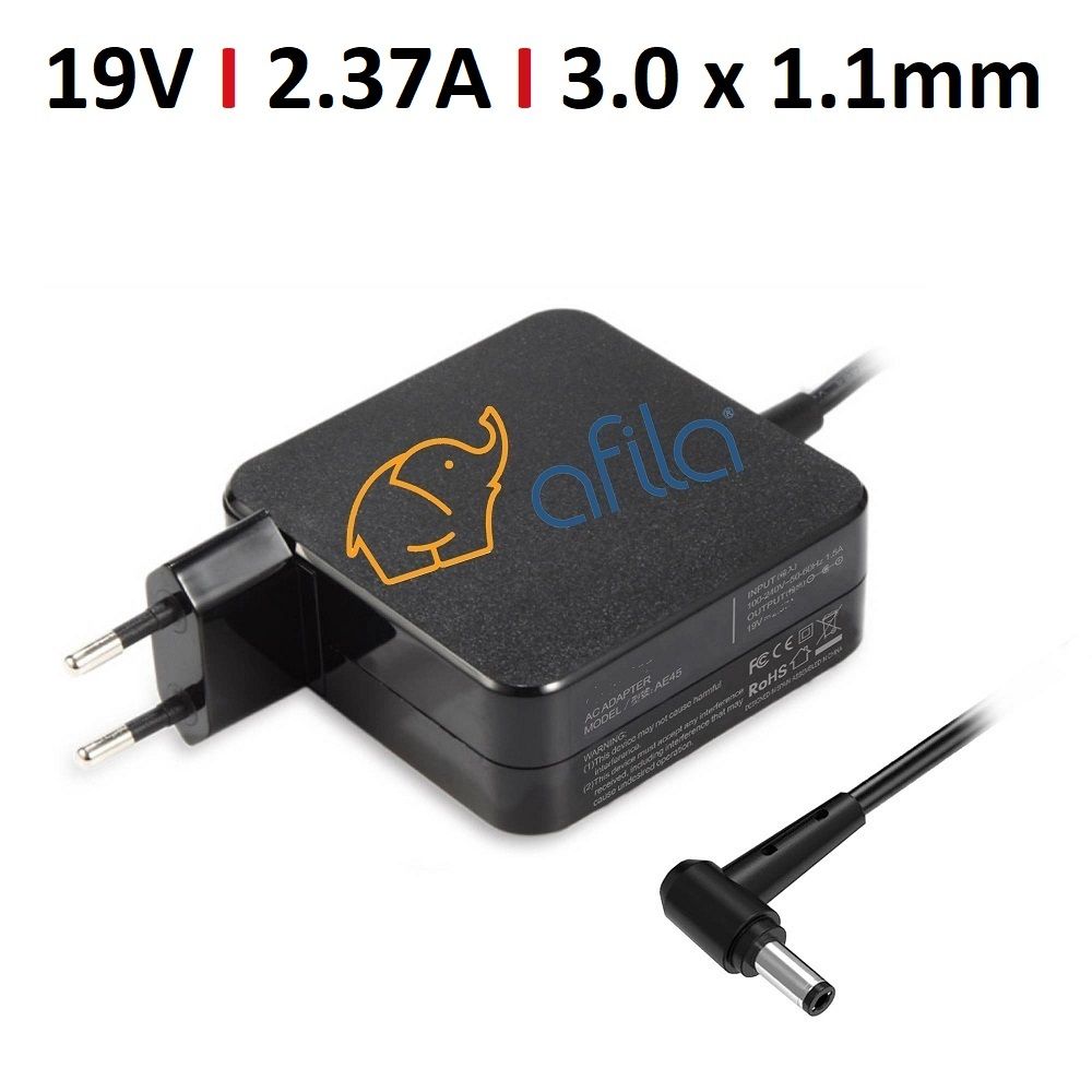 Orjinal / Asus 19V 2.37A 45W 3.0*1.1mm ADP-45AW Asus UX21 UX31 C200 UX31E-DH53 Adaptör, Şarj Cihazı