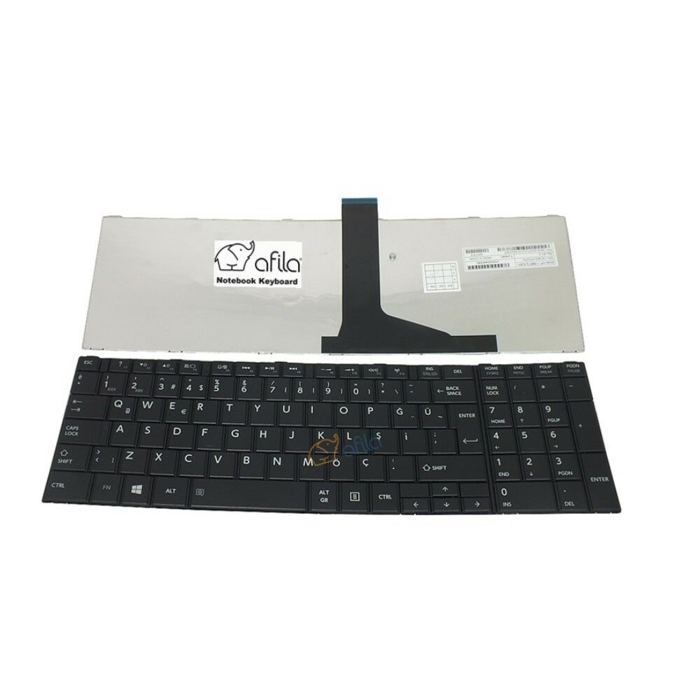 Toshiba Satellite L850 L850D L870 L870D MP-11B96TQ-5281W Klavye - 2.Tip (Siyah)
