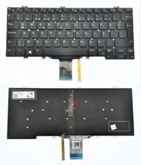 Dell Latitude 5280, 5290 Notebook Klavye (Siyah TR) / IŞIKLI